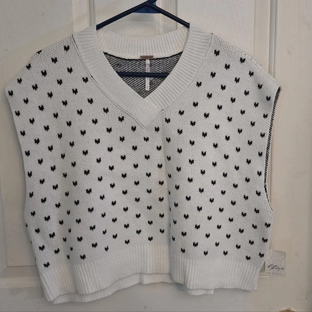 NWT Free People Patterned Easy Street Vest. Size Small. $78 Retail. - Picture 5 of 8